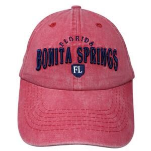 Florida Bonita Springs FL Slideback Baseball Cap Red One Size Alys Trading